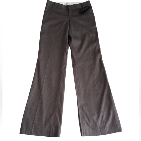 NWT Banana Republic Size 2 Original Martin Fit Classic Midrise Brown Dress Pants - Picture 4 of 16